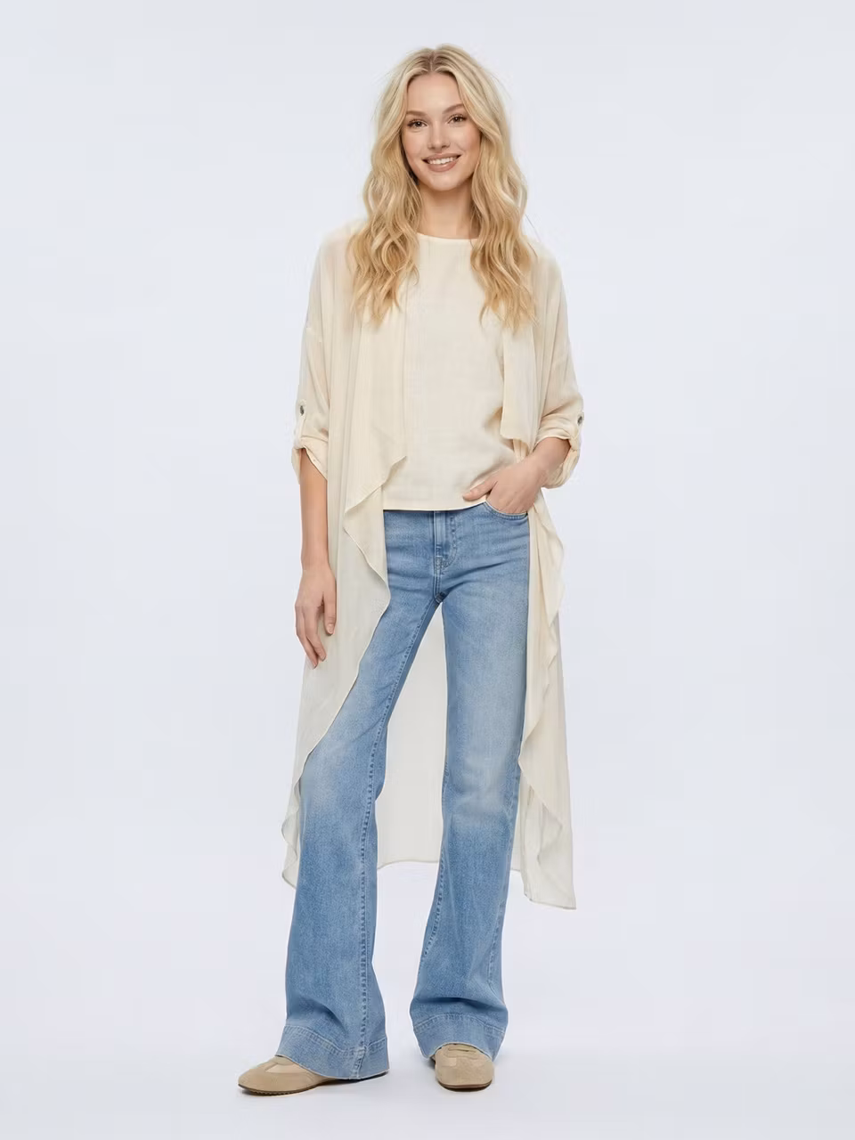 Minou kimono sand