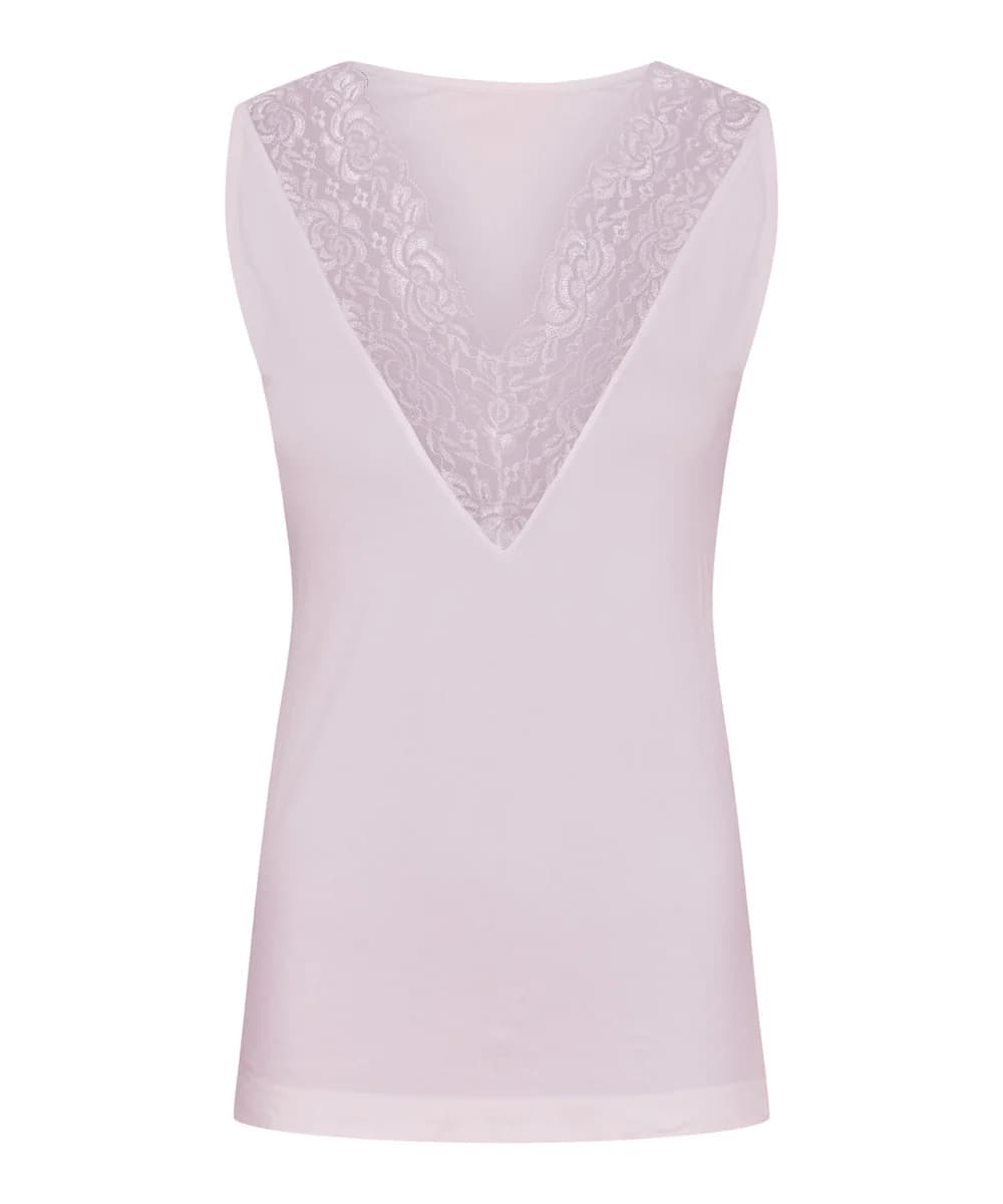 Nilla V-neck topp rosa