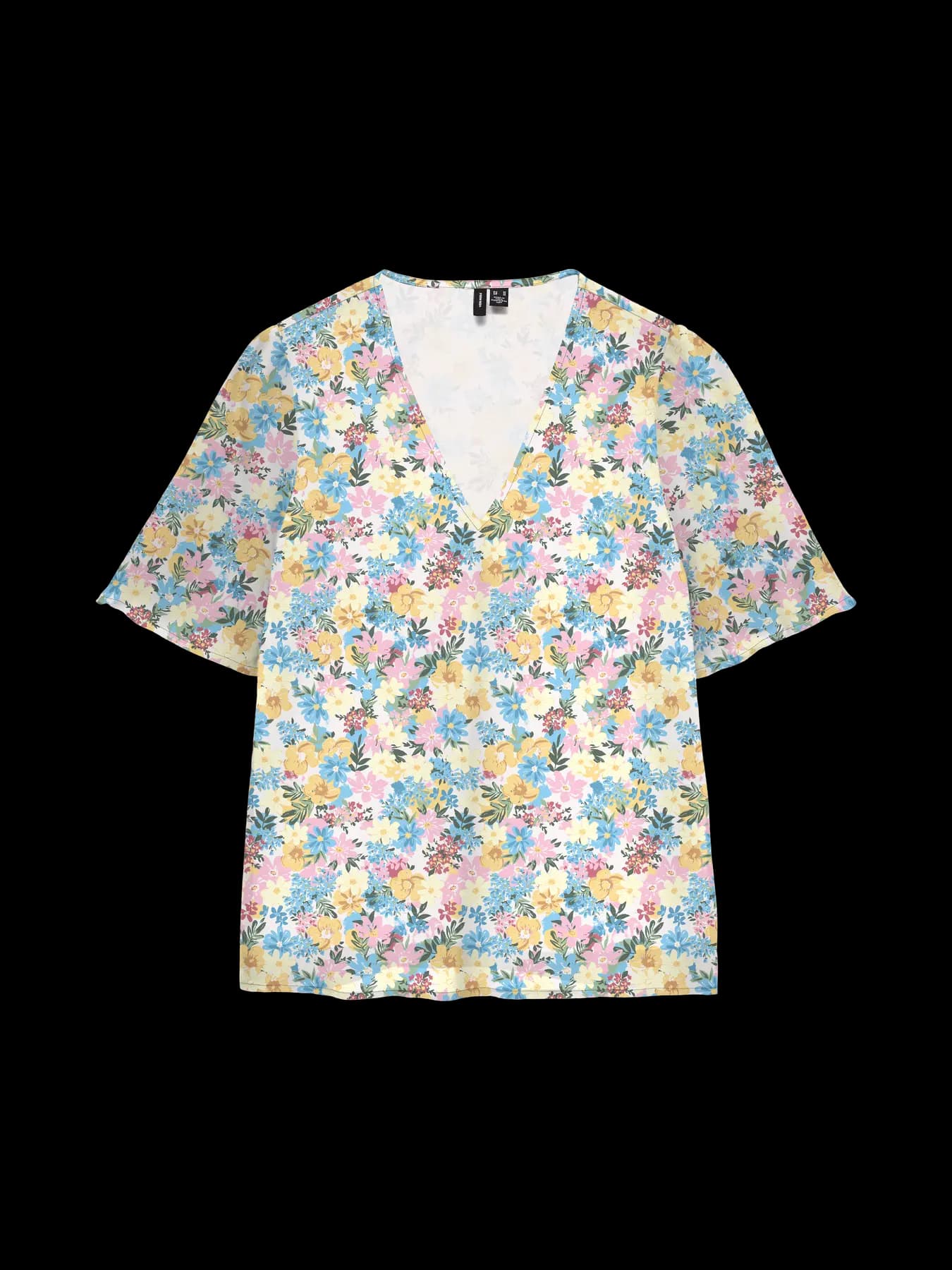 Smilla chiffongblus blommig